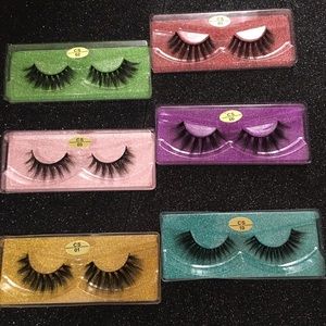 6 Pair 3D Mink False Eyelashes
